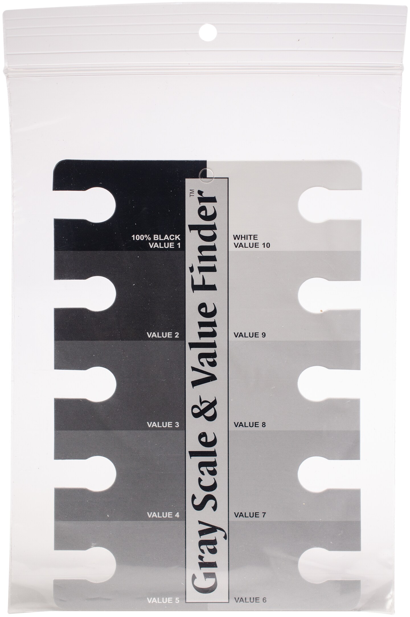The Color Wheel Company Gray Scale &#x26; Value Finder-4&#x22;X6&#x22;