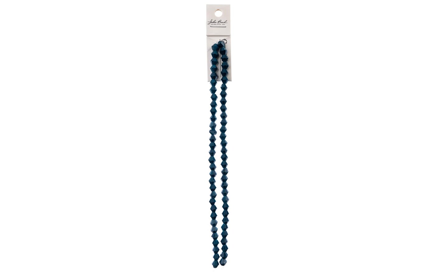 John Bead Crys Ln Bicon 7&#x22; 6mm OP Dk Blue