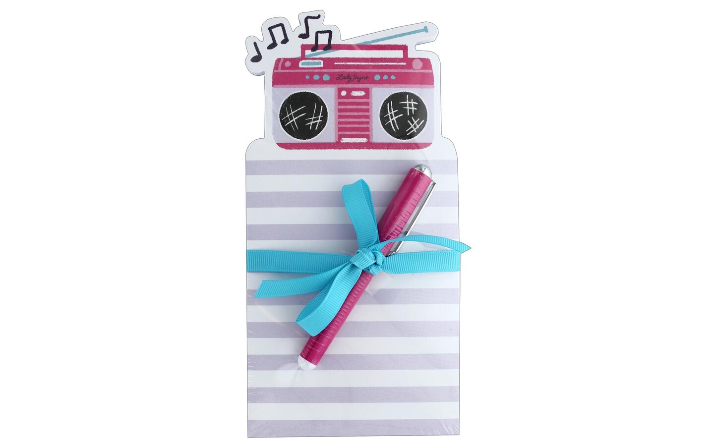 Lady Jayne Die Cut Note Pad/Pen Radio Michaels