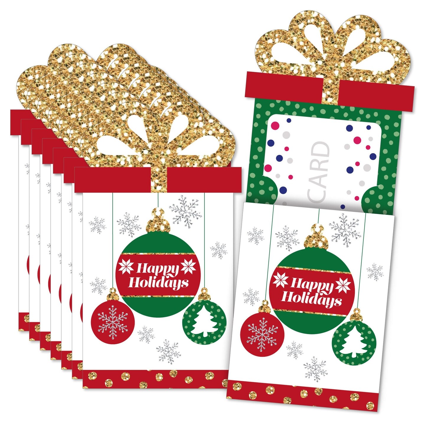 gift cards sleeves Polka Dot Gift Card Sleeves – Booker Gift Card Store main image 0