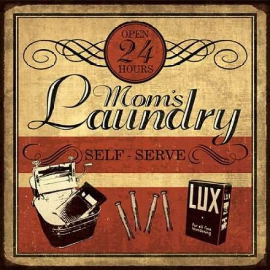 Self Serve Laundry Sq Poster Print by N Harbick - Item # VARPDXHRB215