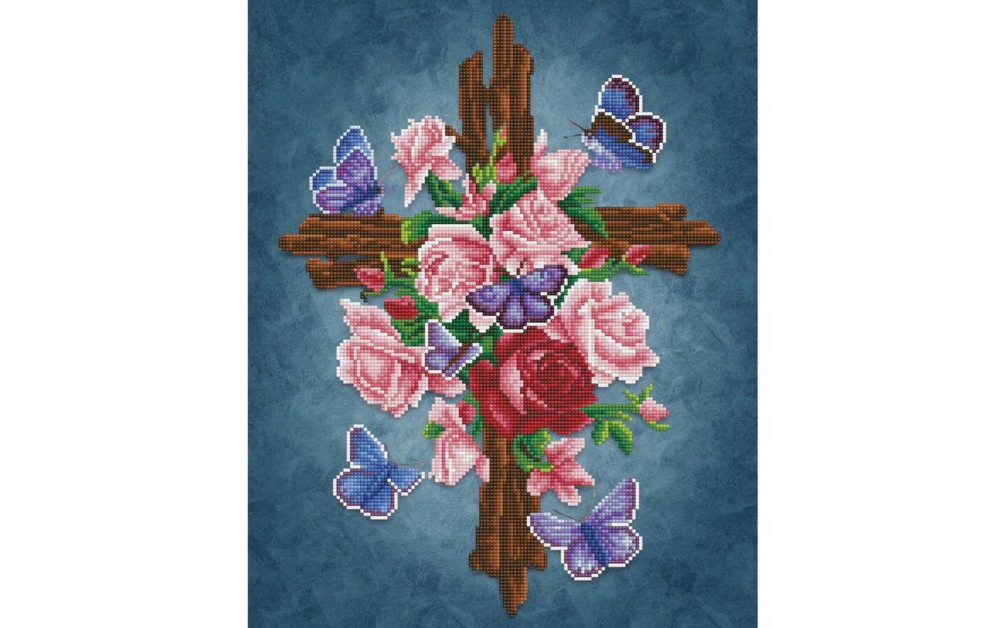 Diamond Dotz Kit Intermediate Flower Cross Michaels