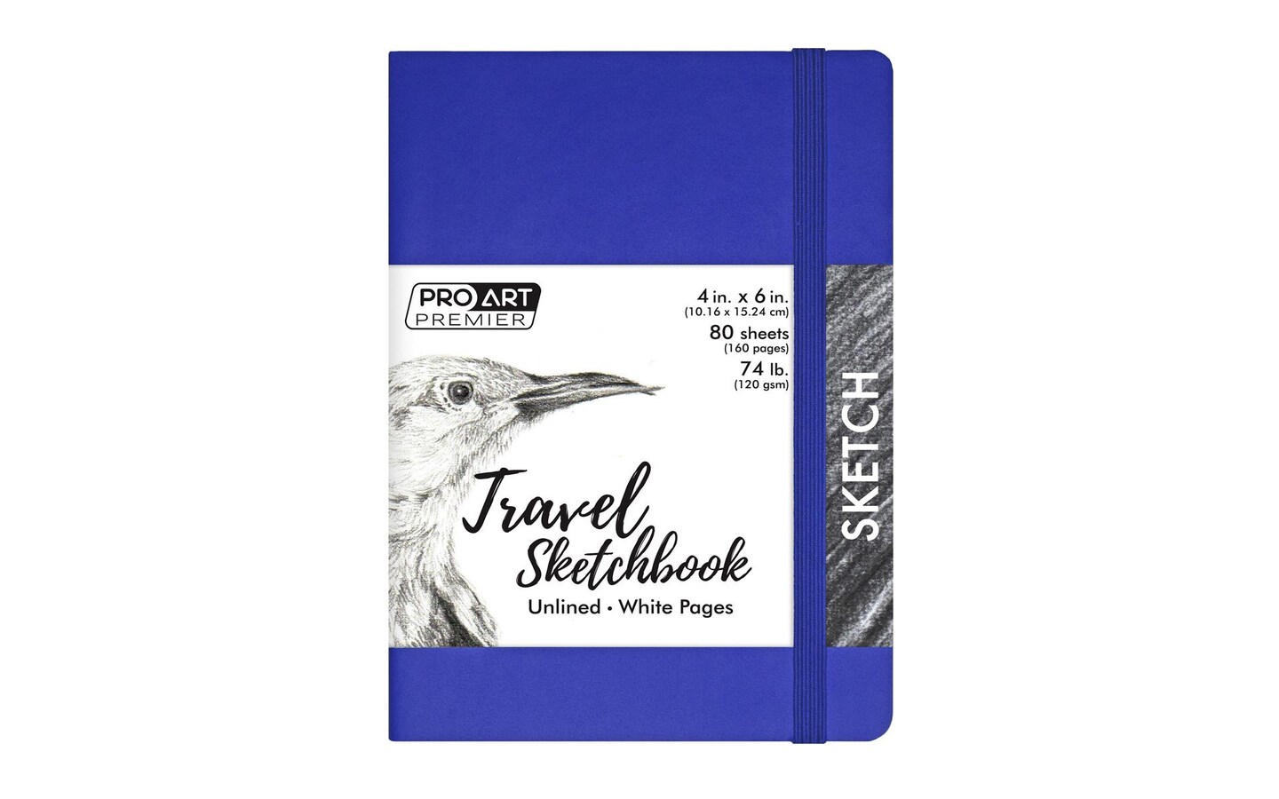 Buy in Bulk Pro Art Premier Sketch Book Travel 6"x 4" White 74lb