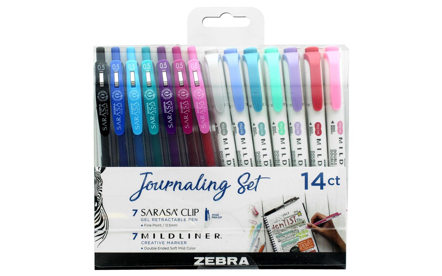 Zebra Journaling Pen Set