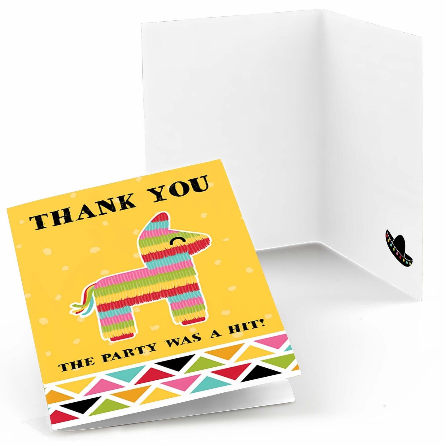 Big Dot of Happiness Let&#x27;s Fiesta - Fiesta Thank You Cards (8 count)