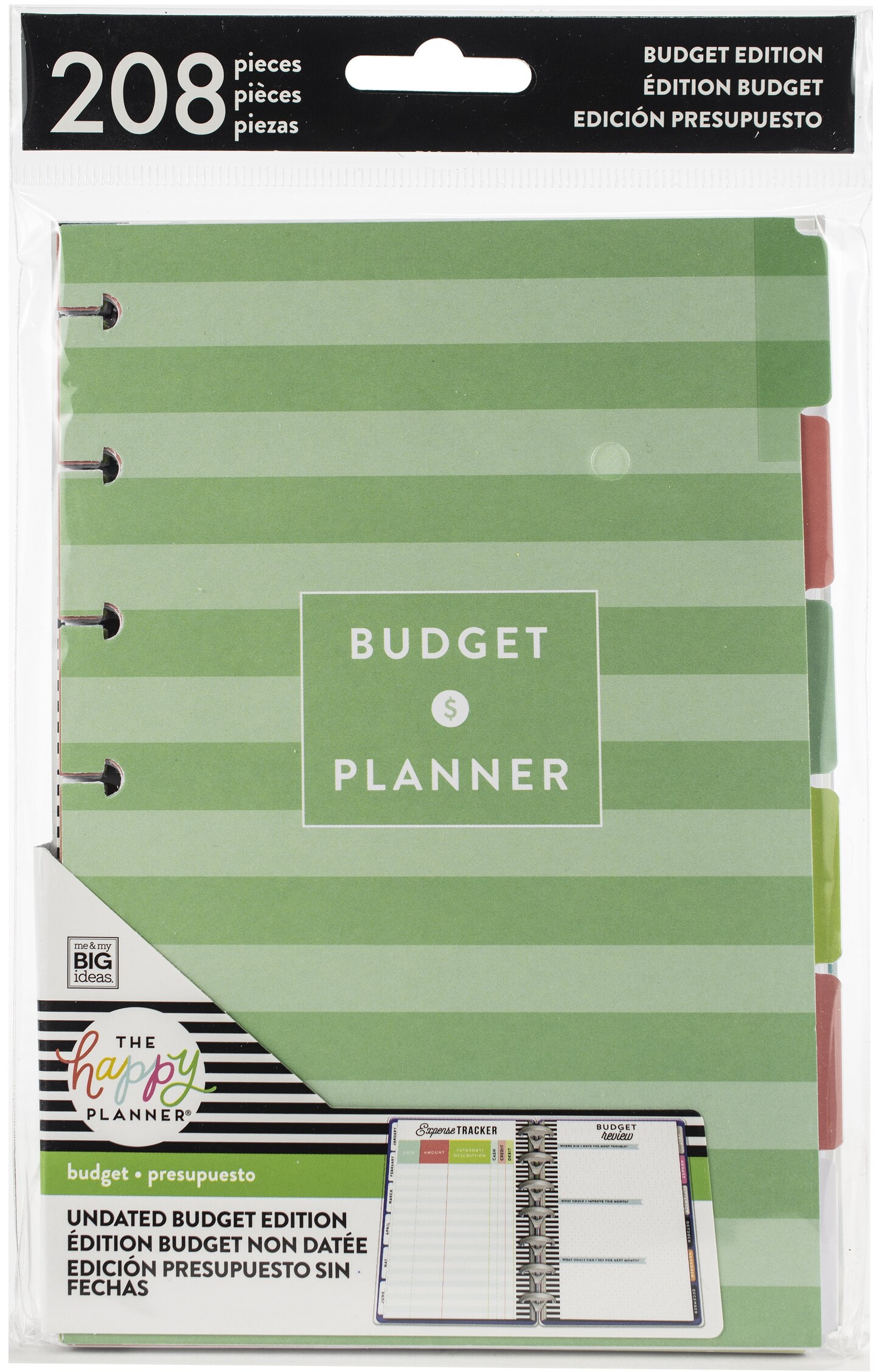 Happy Planner Mini Extension Pack 208/PkgBudget Michaels