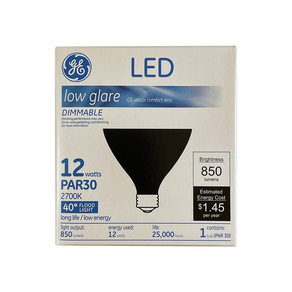 GE 12W PAR30 LED  850Lm 2700K Flood 40deg Dimmable Bulb
