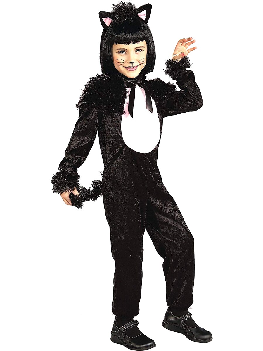 Girls Stola Kitty Black Cat Costume