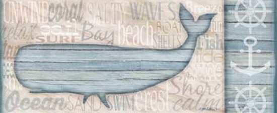 Ocean Life Whale Poster Print by Jen Killeen - Item # VARPDXRB8758JK