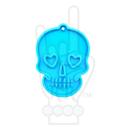 Skull Keychain Mold for Epoxy Resin Art