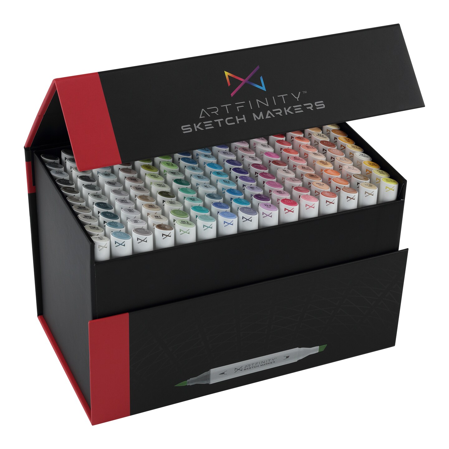 Artfinity Sketch Marker Sets - Vibrant, Professional, Dye-Based Alcohol Markers for Artists, Students, Drawing, Travel, & More!