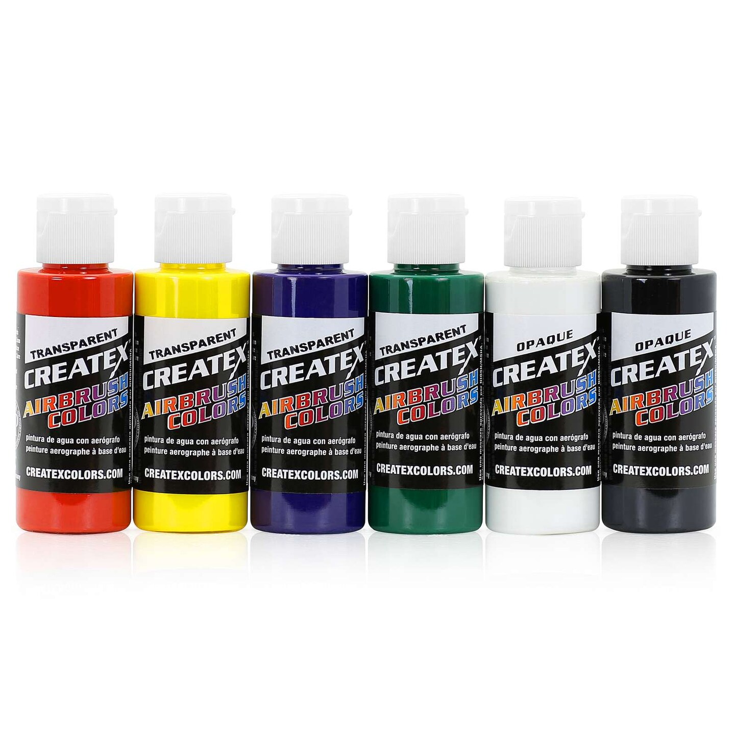 Createx Super 16 Colors 2oz Starter Airbrush Paint Kit - Hobby, Craft, Art  