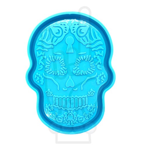 Extra Large Skull Shaker with Etching Silicone Mold for DIY Epoxy Resin