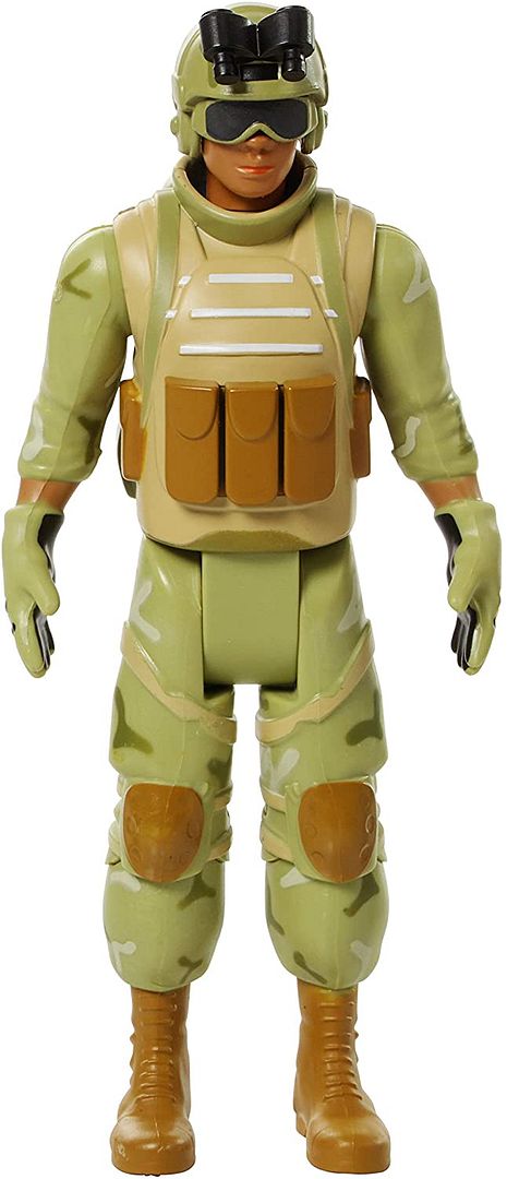 Beverly Hills Doll Collection Sweet Li&#x2019;l Family Soldier Dollhouse Play Figure - Soldier Action Figure for Doll House, Community Helpers Little People Figures Pretend Play for Kids and Toddlers