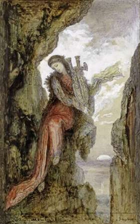 Sappho On The Cliff Poster Print by Gustave Moreau - Item # VARPDX265282