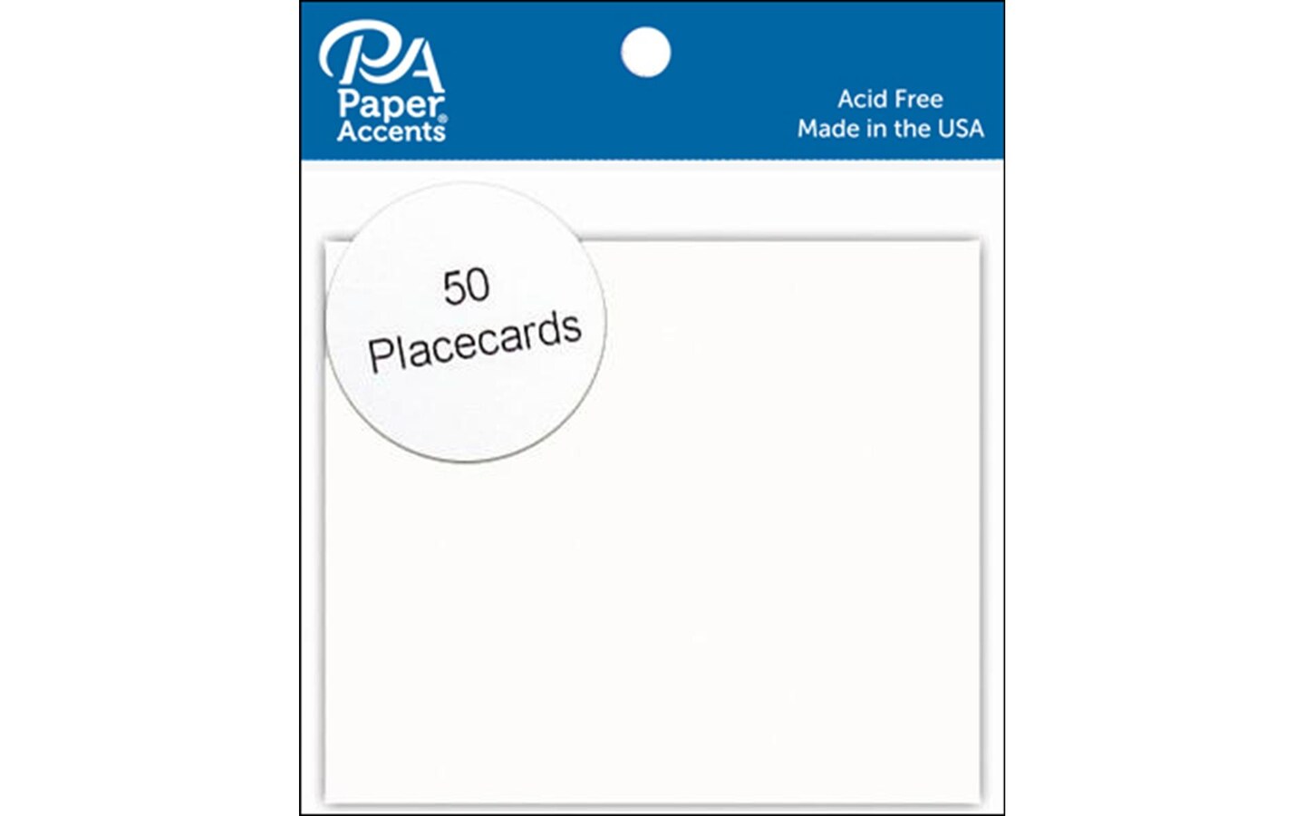 Placecards 3x3.5 White 50pc