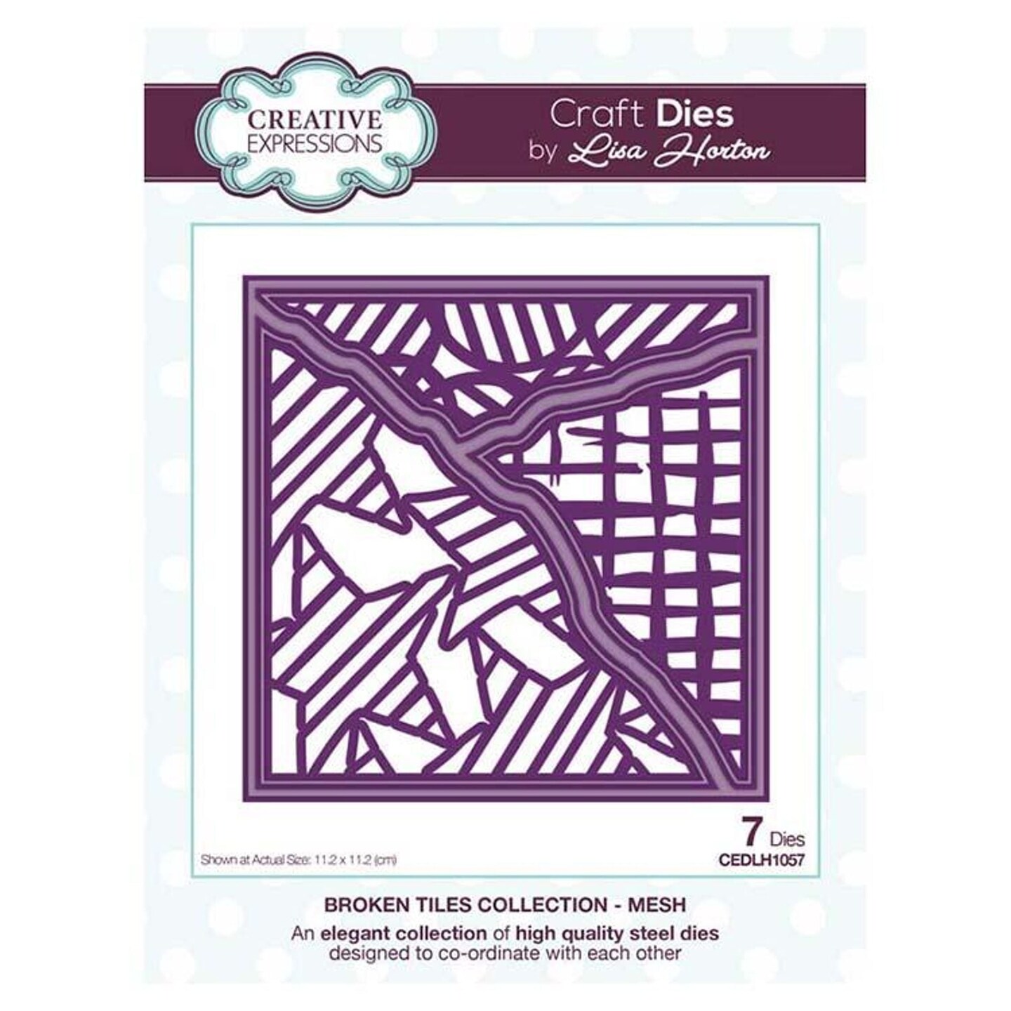 Creative Expressions  Broken Tiles Collection Mesh