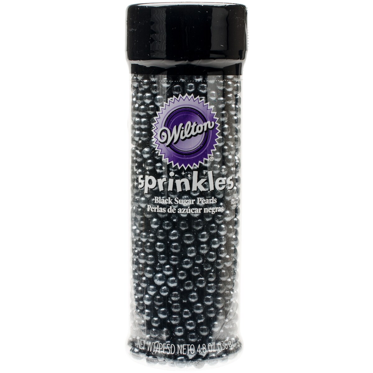 Wilton Pearl Sprinkles 5oz-Black