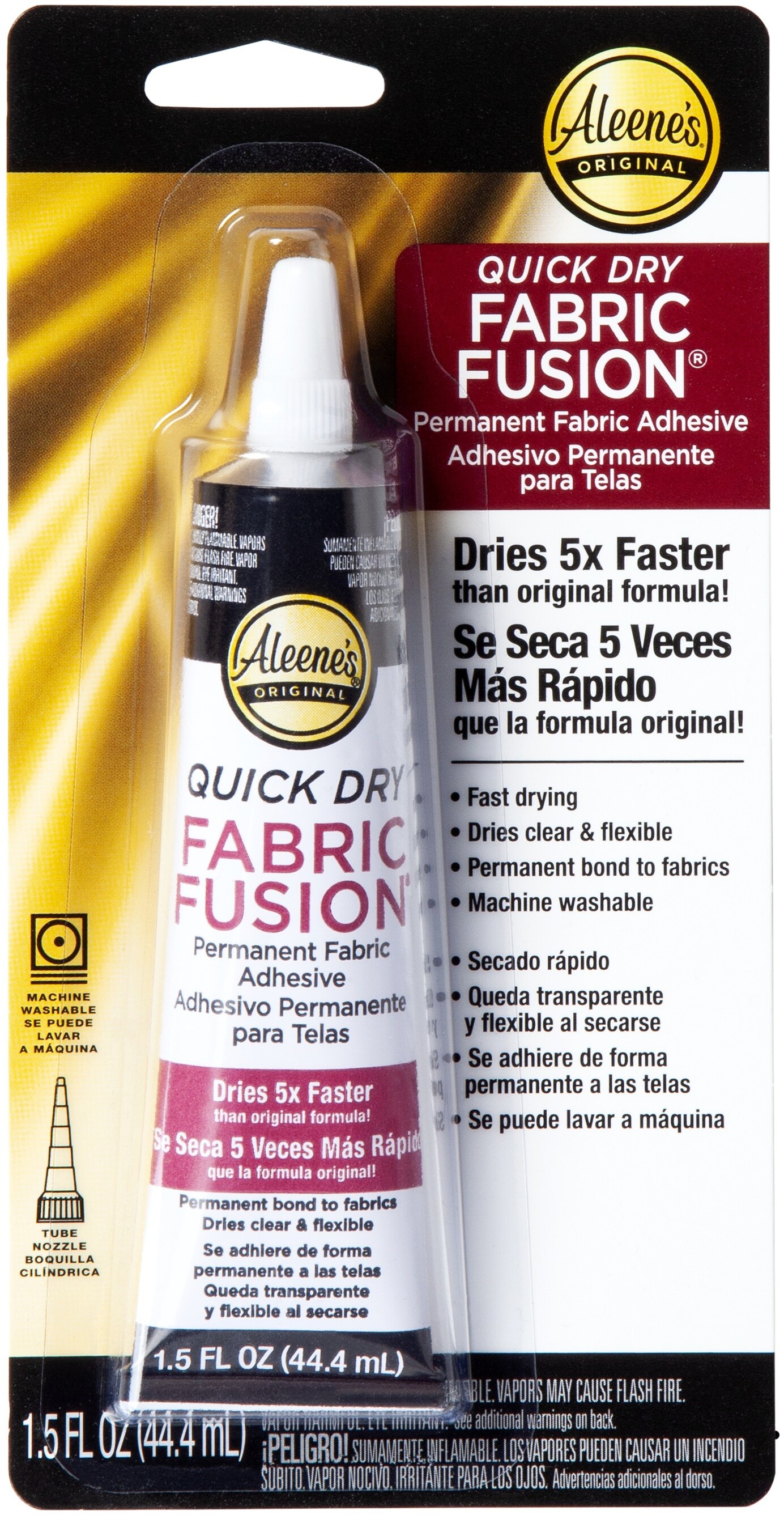 Aleene's Fabric Fusion Permanent Quick Dry Adhesive-Clear 1.5oz | Michaels