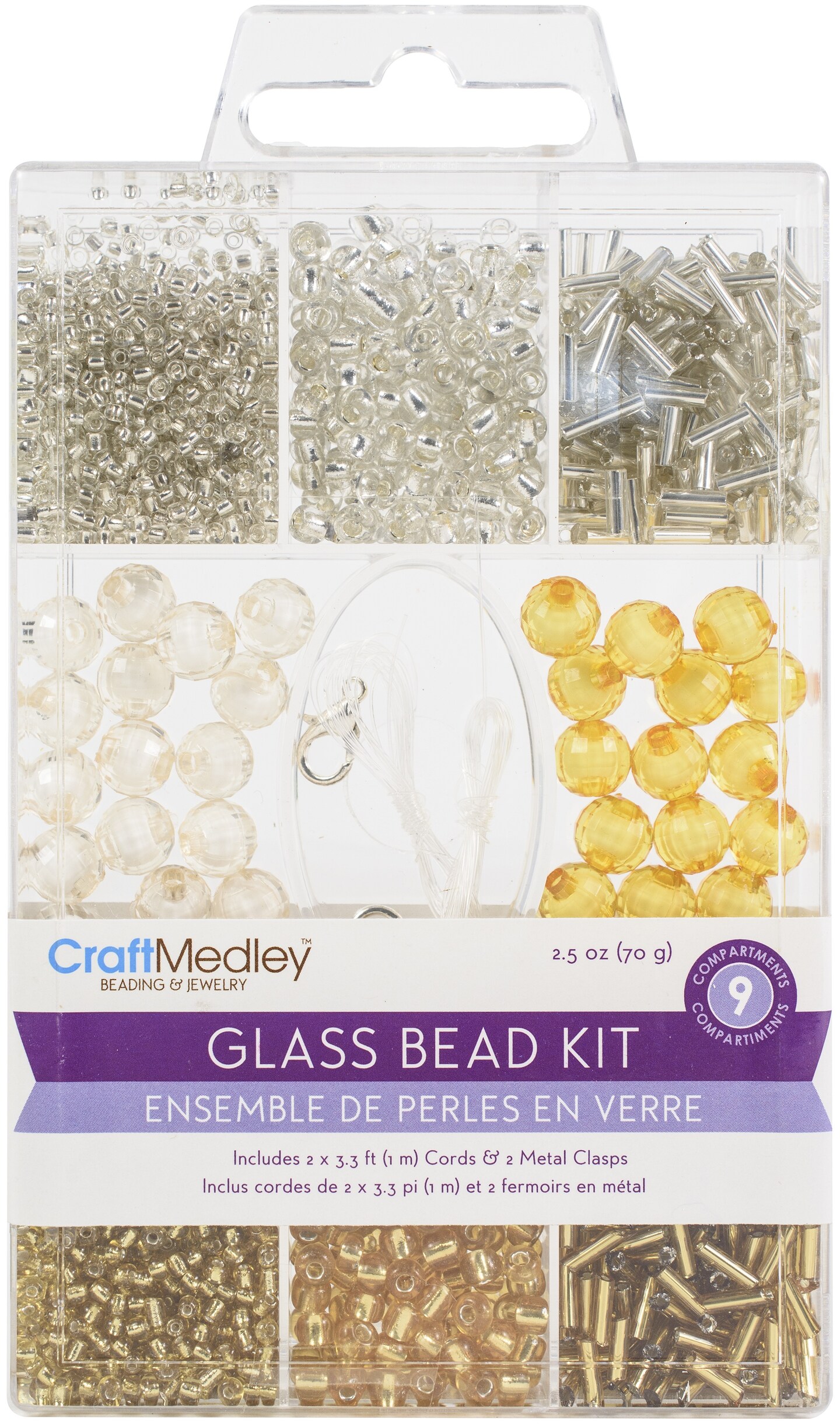 Craft Medley Glass Bead Kit 90g