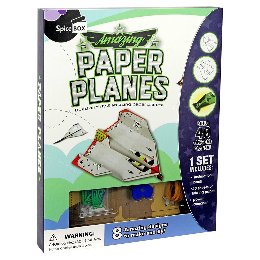 Paper Airplane Kit  Airplane kit, Paper airplanes, Make a paper