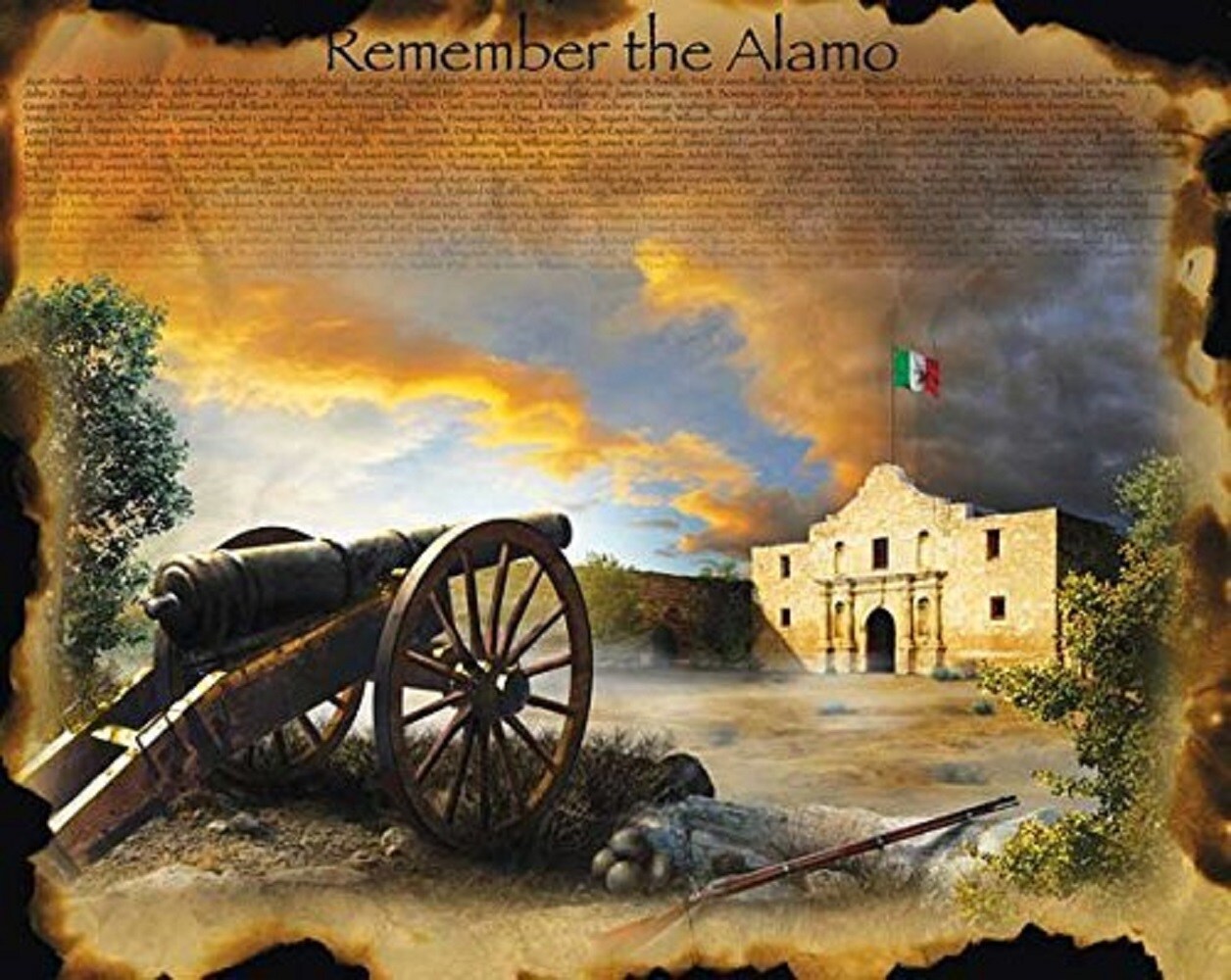 Sunsout Remember the Alamo 1000 pc Large Pieces  Jigsaw Puzzle 67952