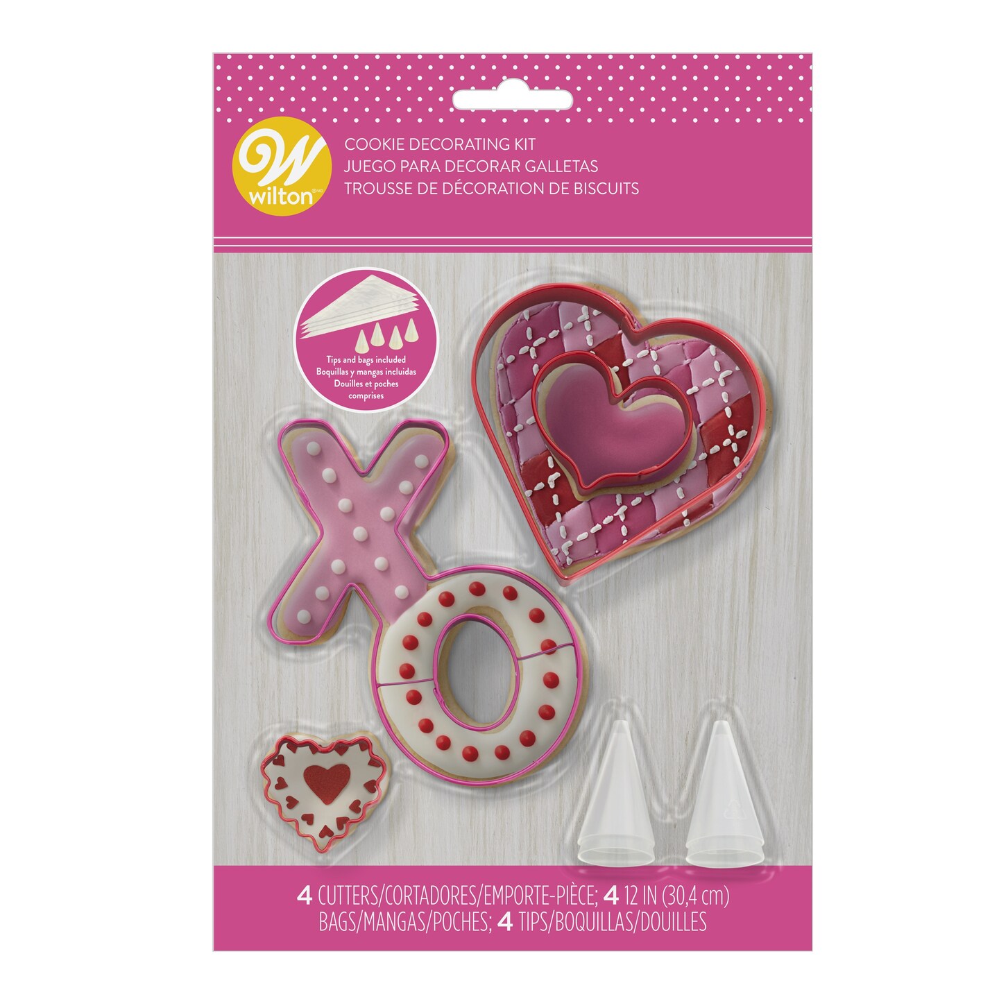 Wilton Cookie Decorating Kit-Xo Valentine&#x27;s Day