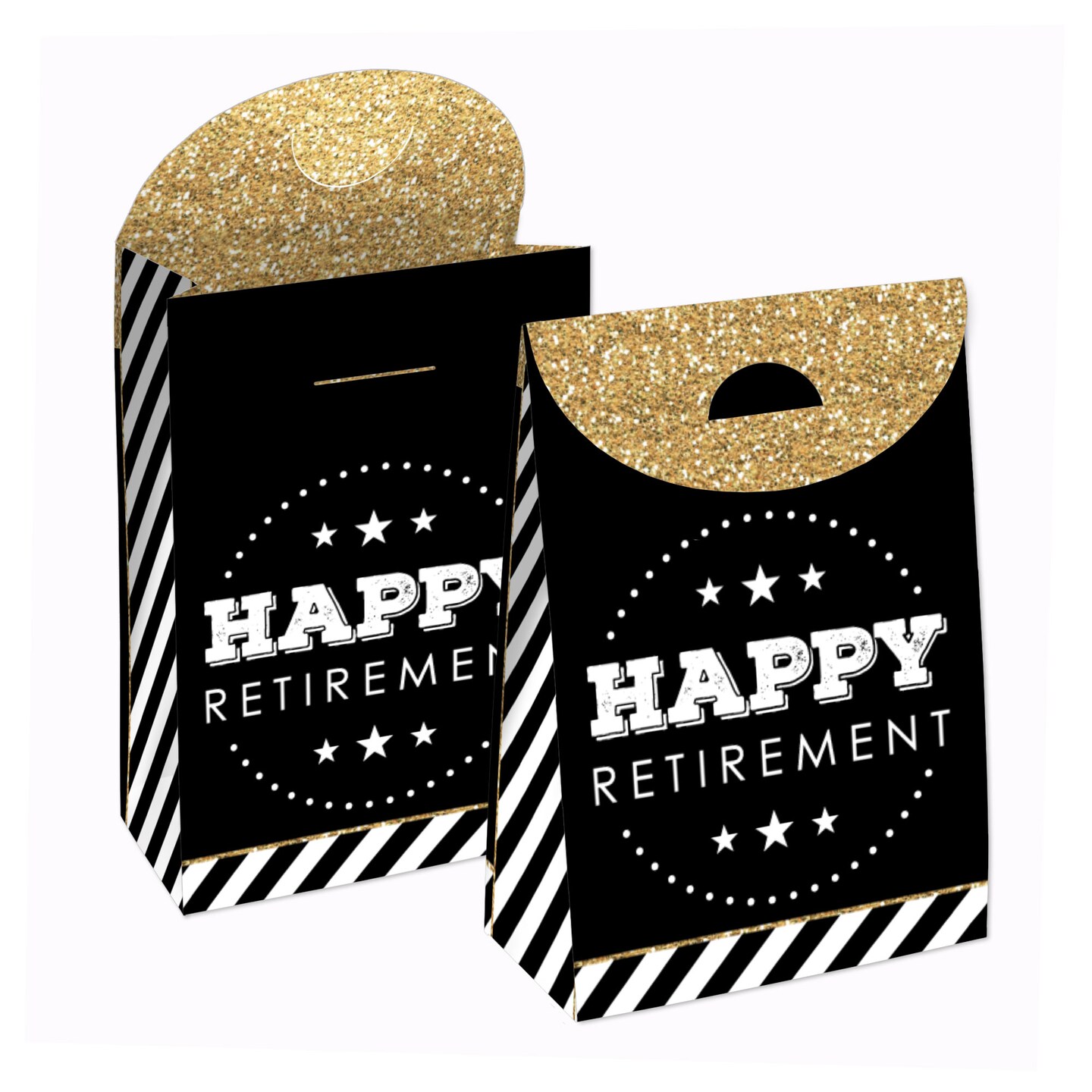 Big Dot of Happiness Happy Retirement - Retirement Gift Favor Bags ...