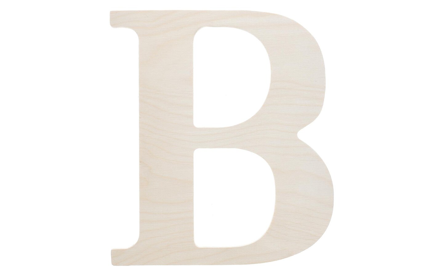 Good Wood by Leisure Arts Letter 9.5&#x22; B, Wooden Letters, Wood Letters, Wooden Letters Wall Decor, Large Wooden Letters, Wooden Letters 9.5 inch, Small Wooden Letters for Crafts