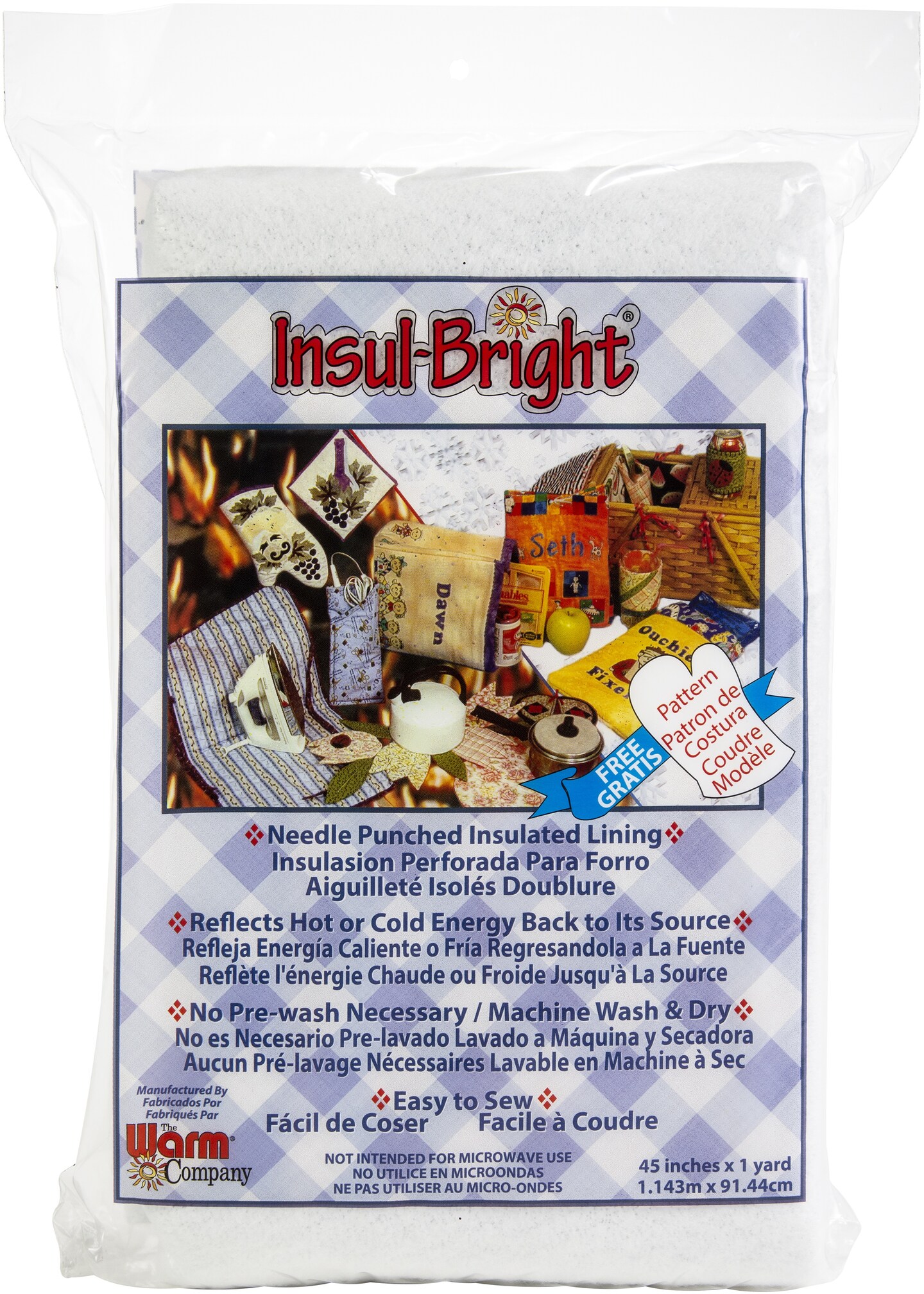 Insul-Bright Heat Resistant Batting Sold By 50cm Length The Warm Company  55cm