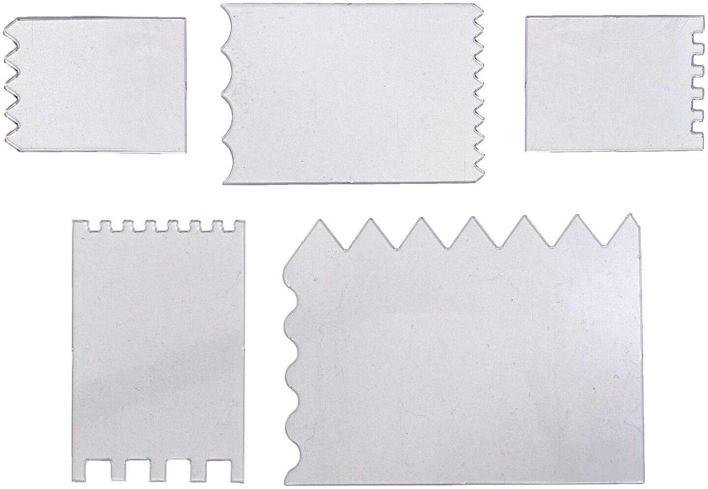 DecoArt WaxEffects Accessories 5/Pkg-Clear Texture Cards
