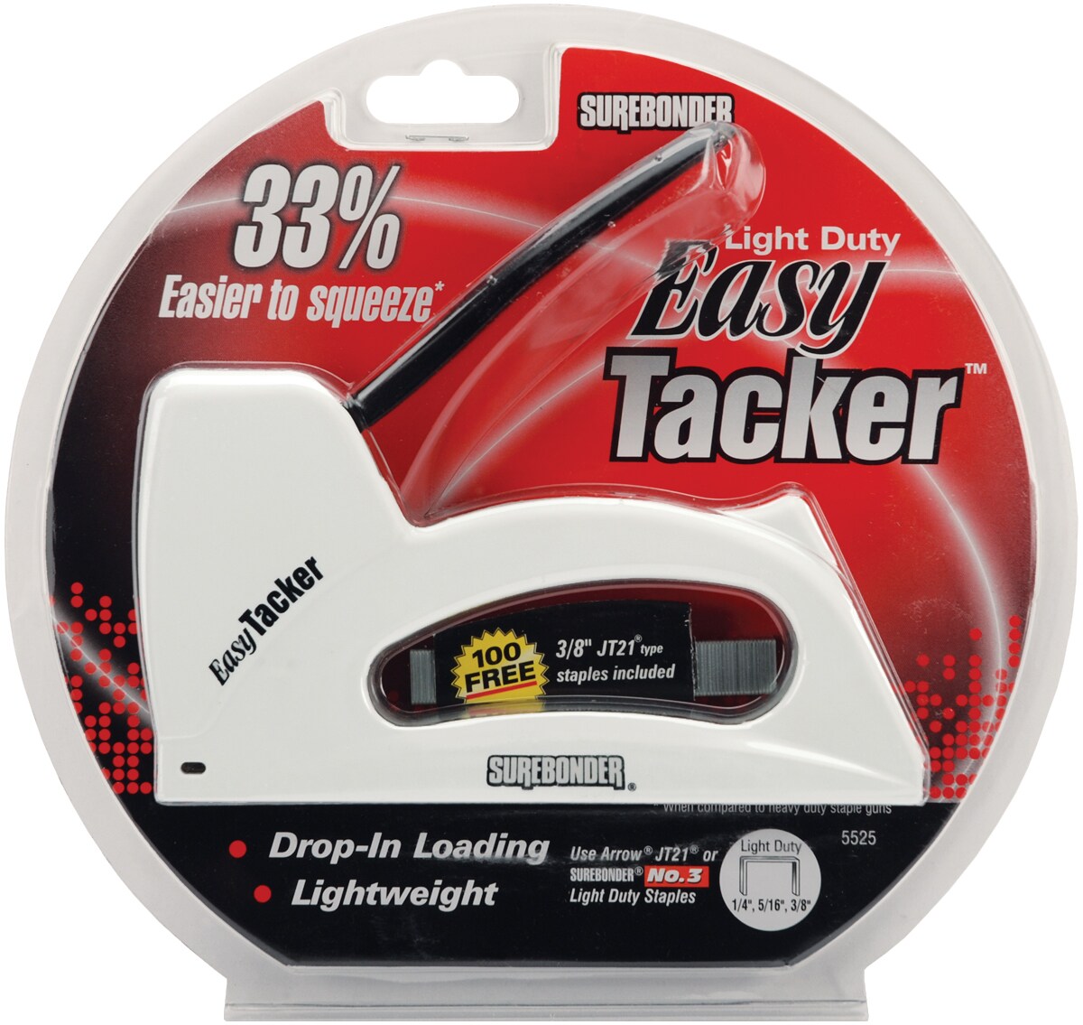 Easy outlet tacker stapler