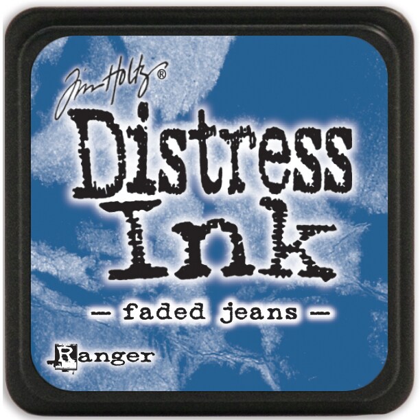 Tim Holtz Distress Mini Ink Pad-Faded Jeans