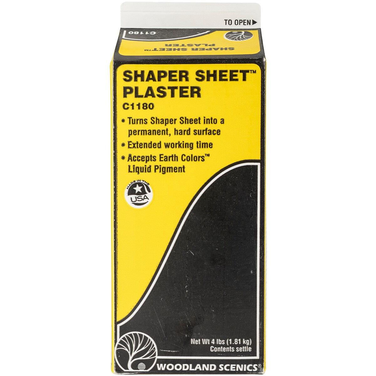 Woodland Scenics Shaper Sheet Plaster-4lb