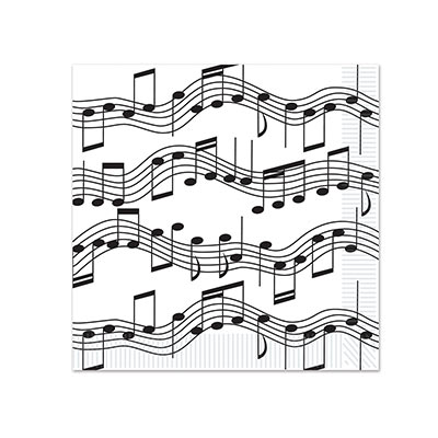 Musical Notes Beverage Napkins