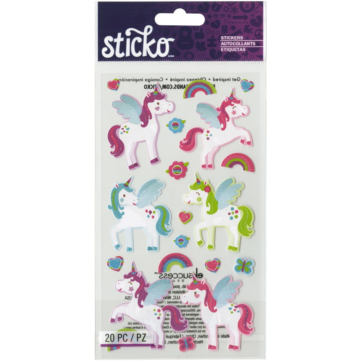 Sticko Stickers-Unicorns
