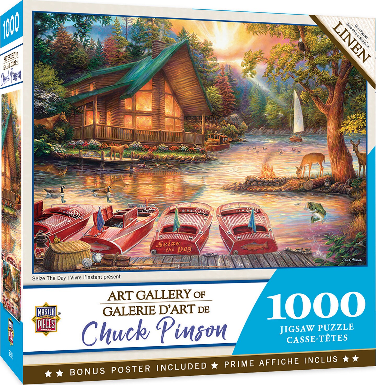 Masterpieces 1000 Piece Jigsaw Puzzle For Adults, Family, Or Kids - Seize The Day - 19.25&#x22;x26.75&#x22;