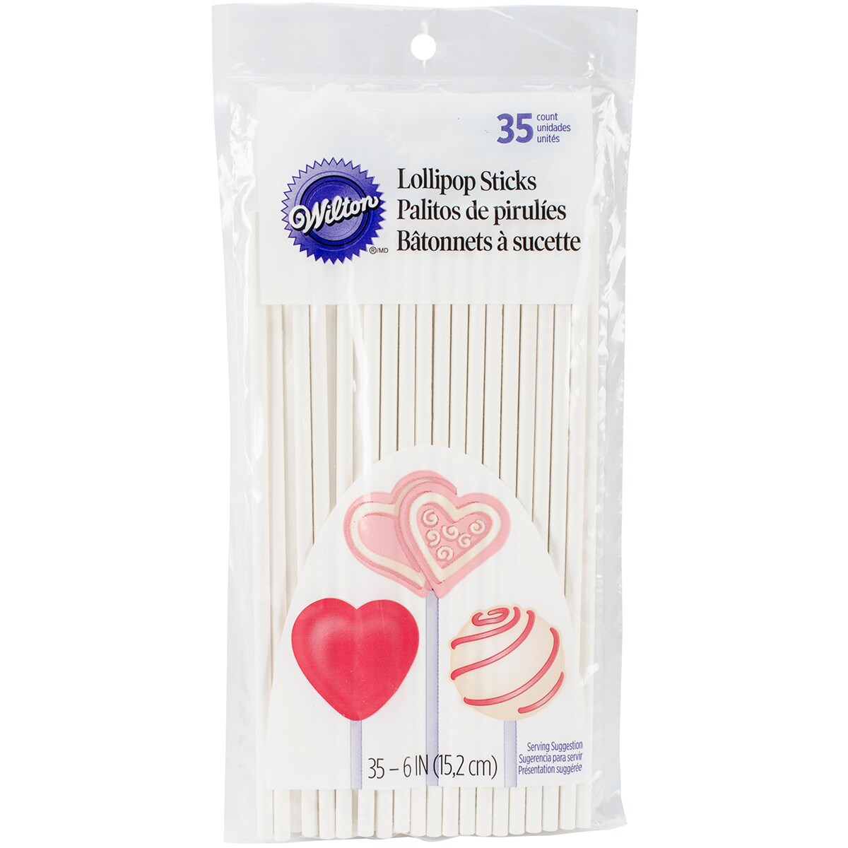 Lollipop Sticks 6 35/Pkg