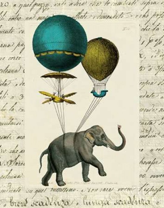 Elephant Ride I v.2 Poster Print by Sue Schlabach - Item # VARPDX15150