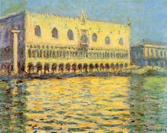 Doges Palace Seen From San Giorgio Poster Print by Claude Monet - Item # VARPDX373774