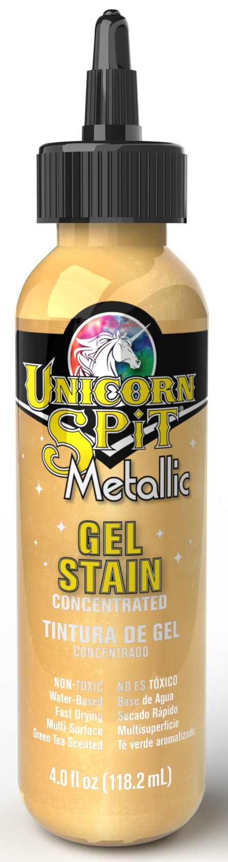 Unicorn Spit Sparkling Wood Stain &#x26; Glaze 4Oz-Metallic Zeus