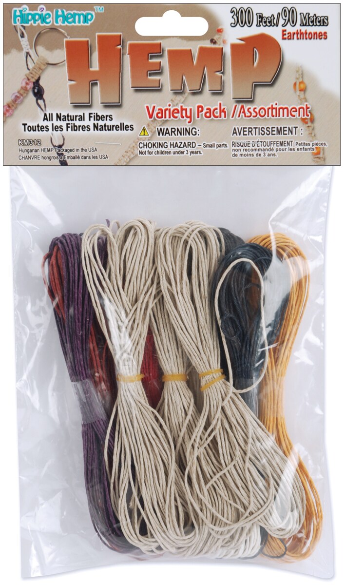 Hemp Cord Variety Pack 300' Michaels