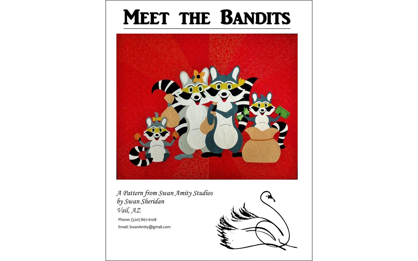 Swan Amity Studios Meet The Bandits Ptrn