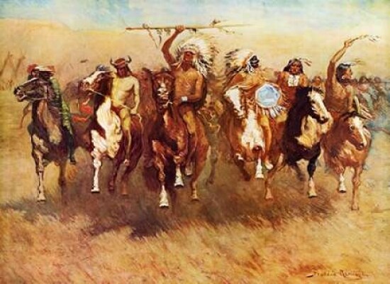Return Of A Blackfoot War Party Poster Print by Frederic Remington - Item # VARPDX374108