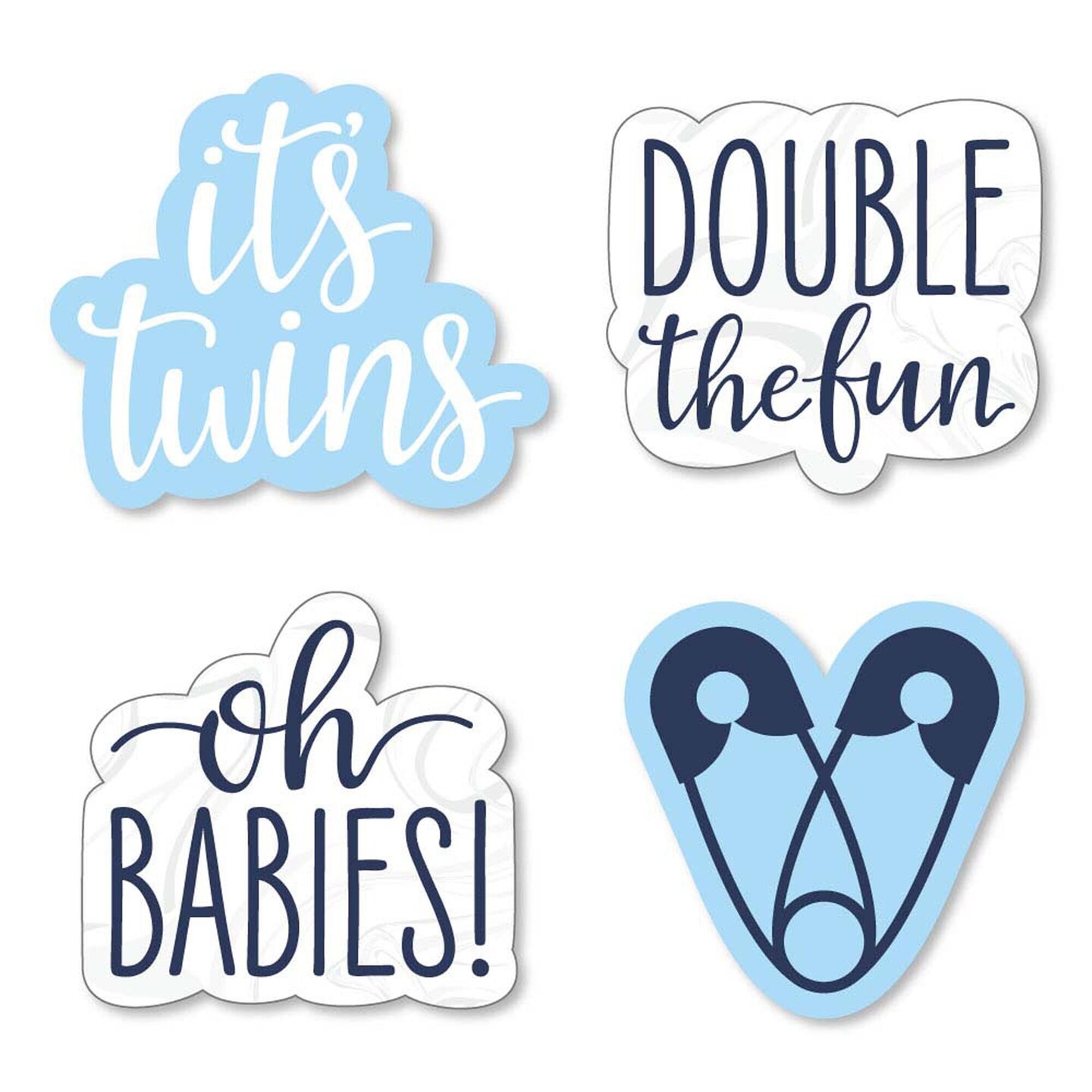 Double the Joy: Adorable Twins Baby Shower Invites