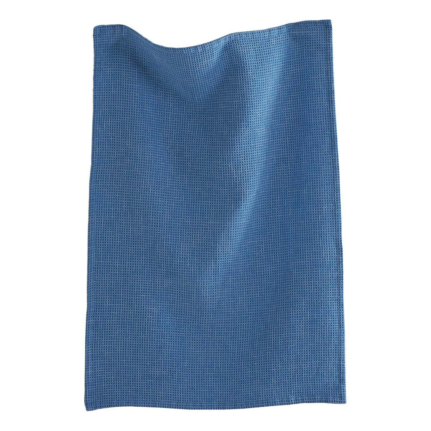 26l X 18w Classic Periwinkle Cotton Waffle Weave Dishtowel Kitchen Towel Blue Machine 1554