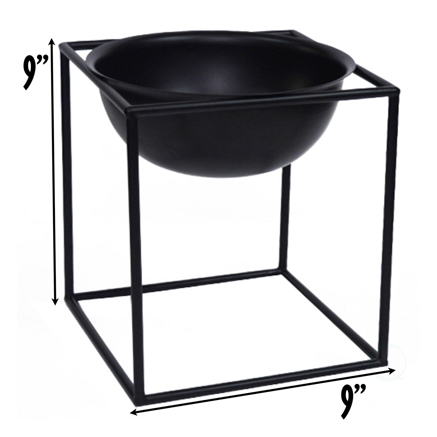 Tall Metal Floor Flower Planter Holder with Stand, Modern Decorative Floor Flower Holder, Perfect for Your Entryway, Living Room, or Dining Room Decor