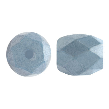 Baros Par Puca&#xAE;, Czech glass bead, Opaque Blue Ceramic Look, 10 grams