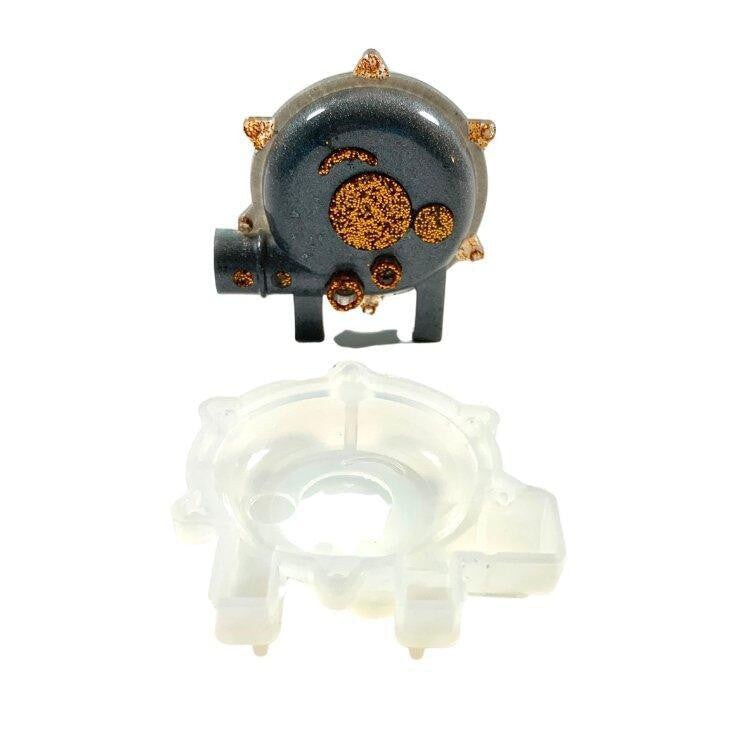 Turbo Engine Mold - Transparent Silicone - for Epoxy Resin Art Projects - Very Detailed