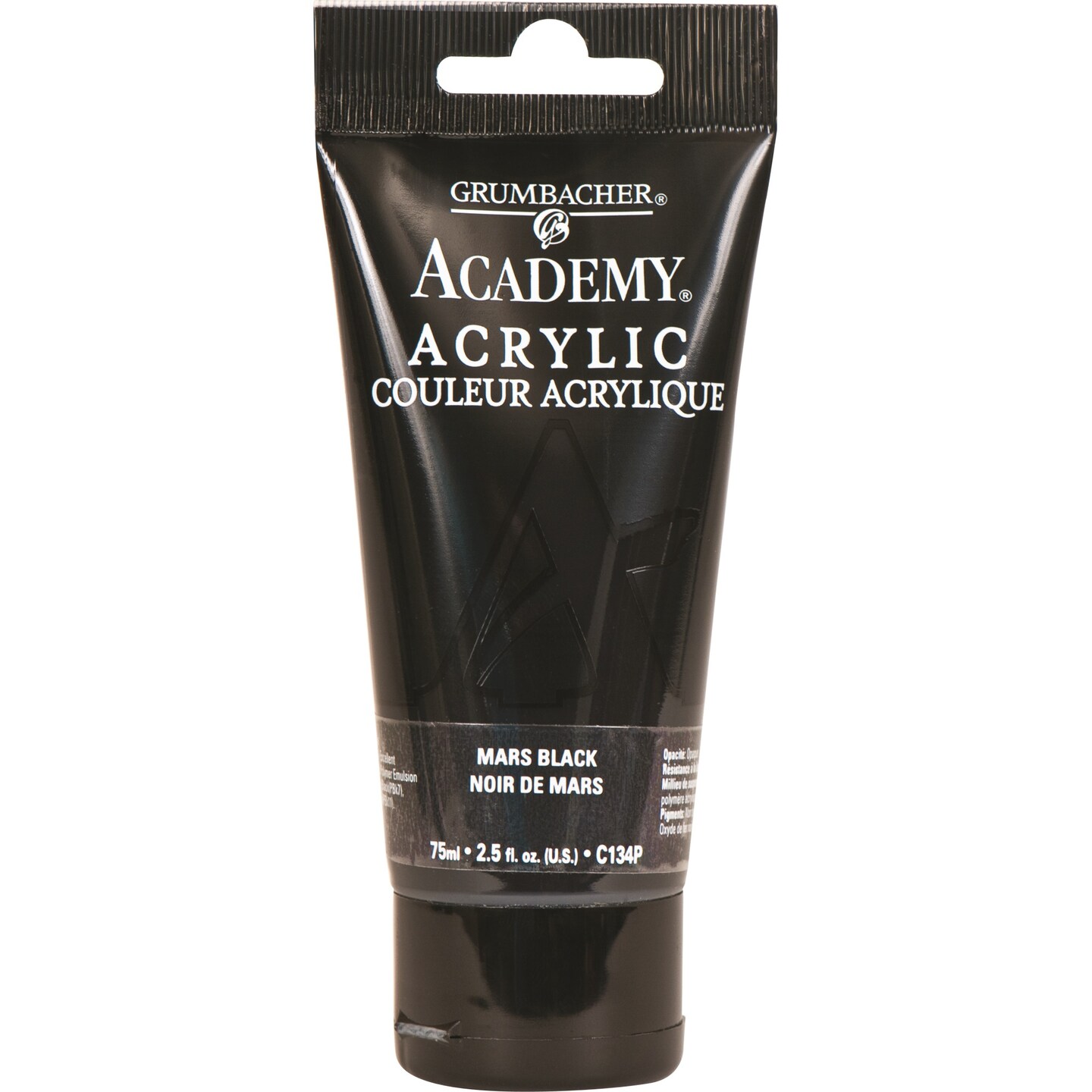 GRUMBACHER Academy Acrylic Paint Color: Mars Black, Size: 254 oz